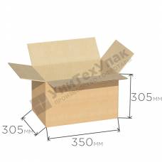 Гофрокороб 350*305*305 мм П-32 бурый